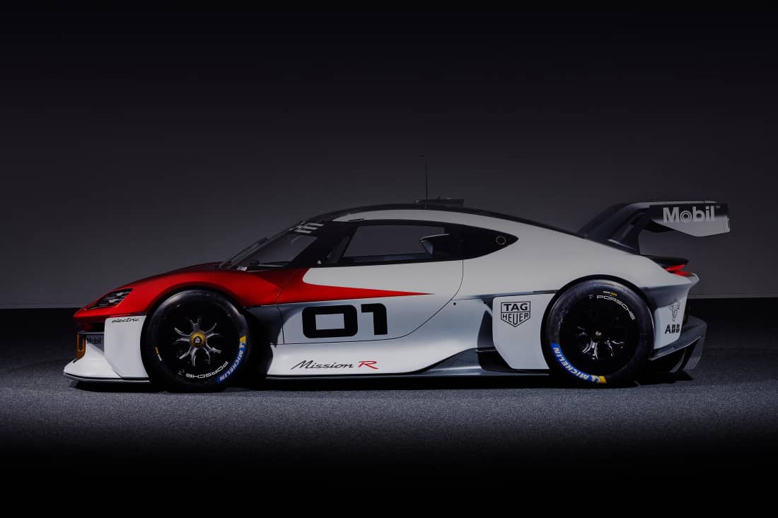 Porsche Mission R, IAA Mobility 2021, retro
