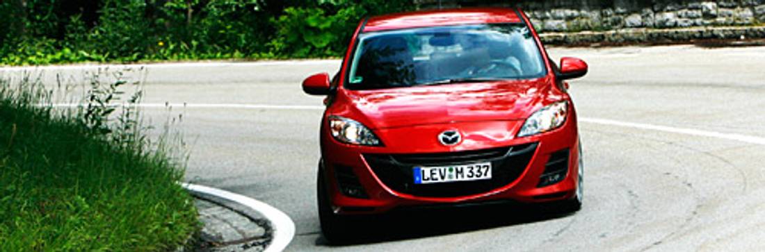 Test drive della Mazda 3