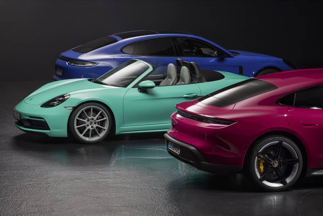 Porsche introduce i colori speciali