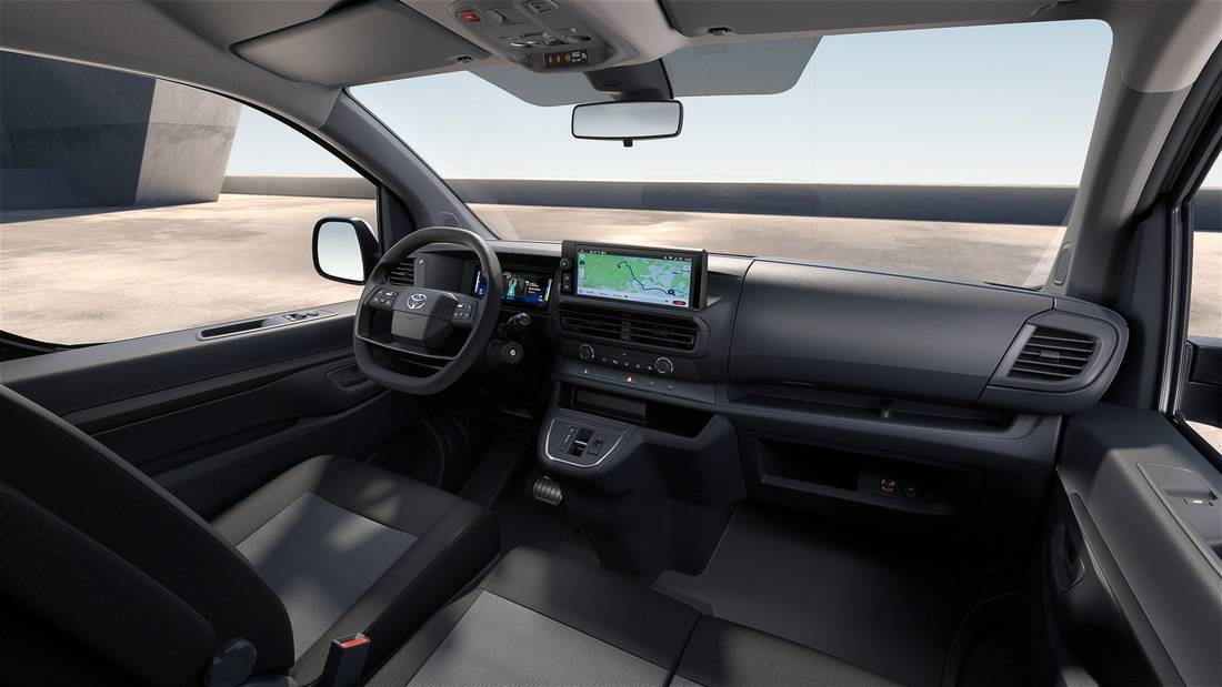 toyota proace electric van interior