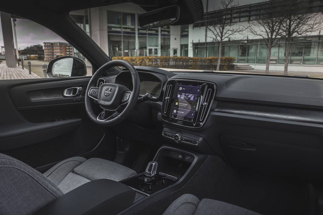 Volvo XC40 Recharge Pure Electric Front Interior