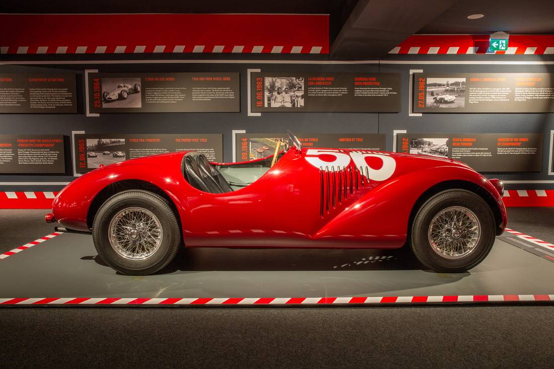 Una grande mostra Ferrari ad Auto e Moto d-Epoca - museo ferrari 125s 014
