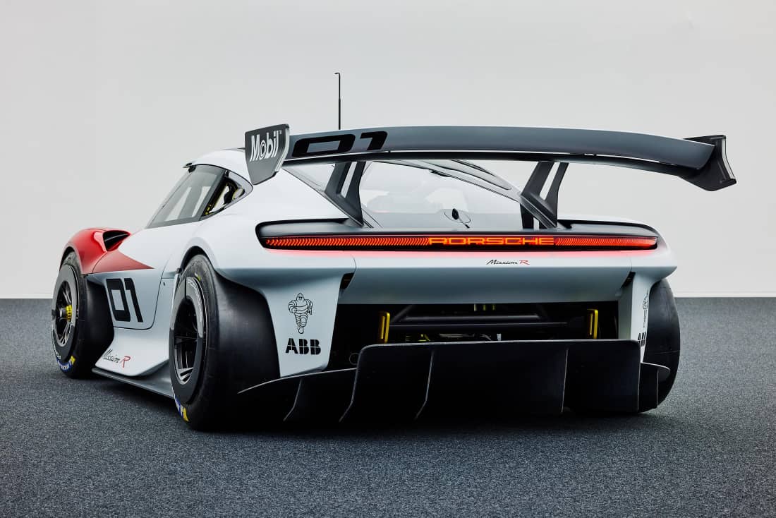 Porsche Mission R, IAA Mobility 2021, retro