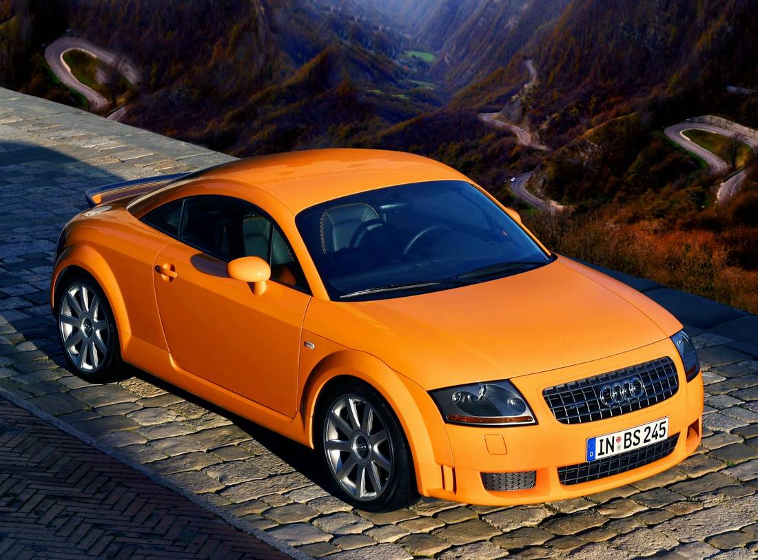 The Audi TT in Papaya Orange