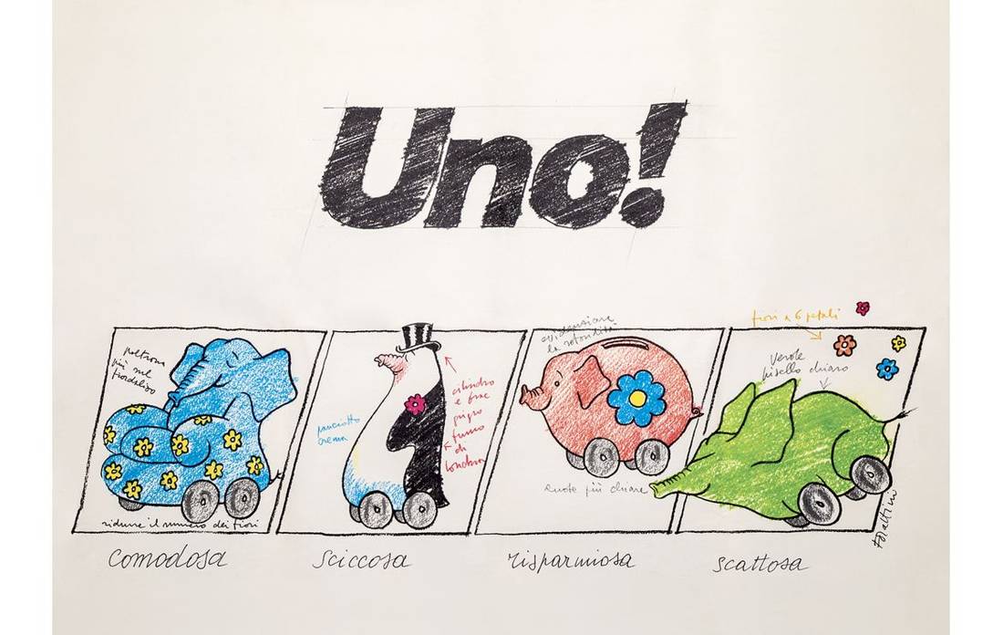 Fiat Uno Forattini