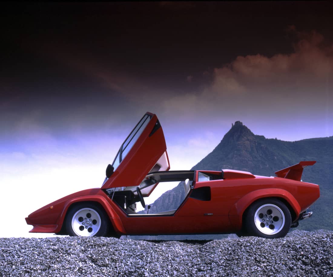 1985 la Countach LP 5000 Quattrovalvole