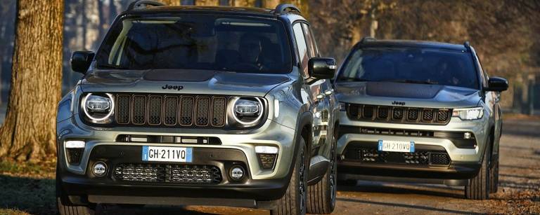 Jeep Renegade and Compass e-hybrid 2023