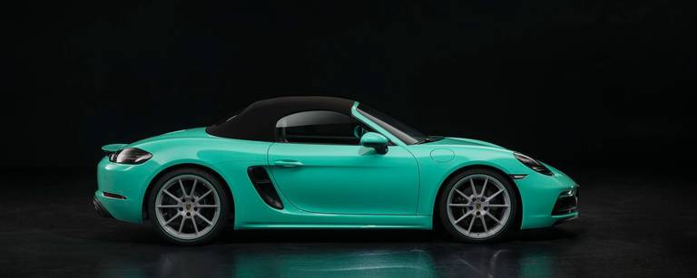 Porsche 718 Boxster in Verde Menta