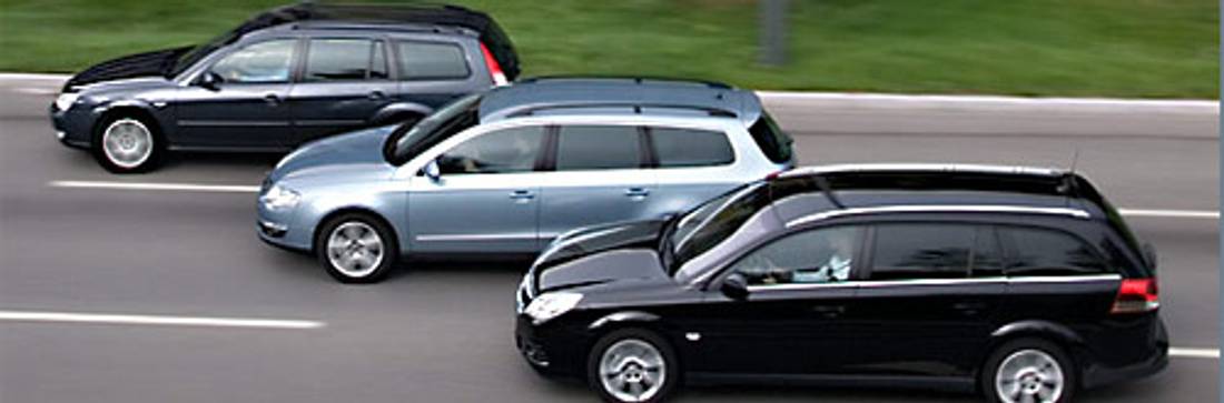 Prova di confronto: Ford Mondeo Turnier, Opel Vectra Caravan  e VW Passat Variant – Le tre sagge
