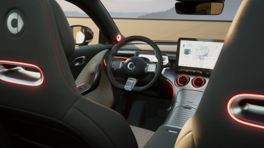 smart 3 interieur