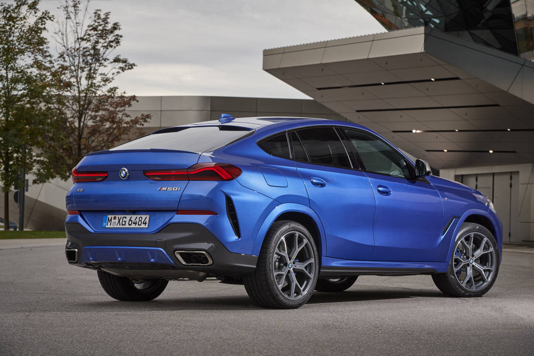 Nuova BMW X6 al lancio quattro potenti motori benzina e diesel