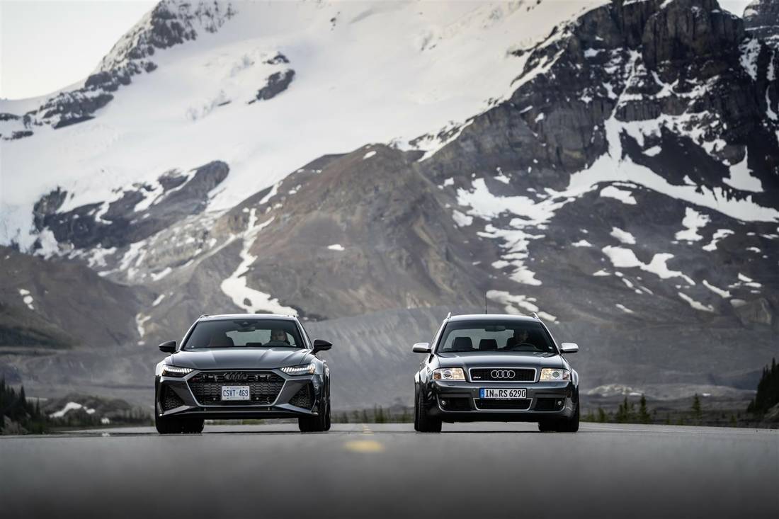 Audi RS 6 quattro generazioni - front