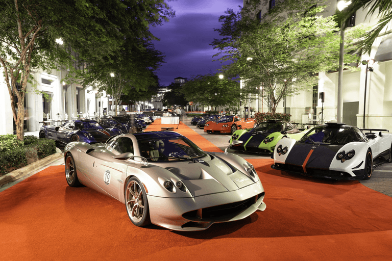 Pagani-America-HQ-Grand-Opening-Car-Huayra-Codalunga-in-primo-piano