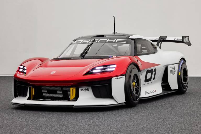 Porsche Mission R, IAA Mobility 2021, laterale