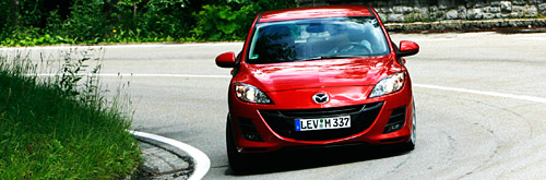 Test drive della Mazda 3